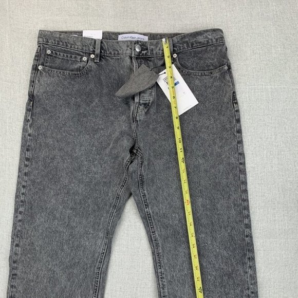 Calvin Klein Mens Jeans Slim-Straight Fit Stretch Jeans Size 36*32 - Picture 11 of 12